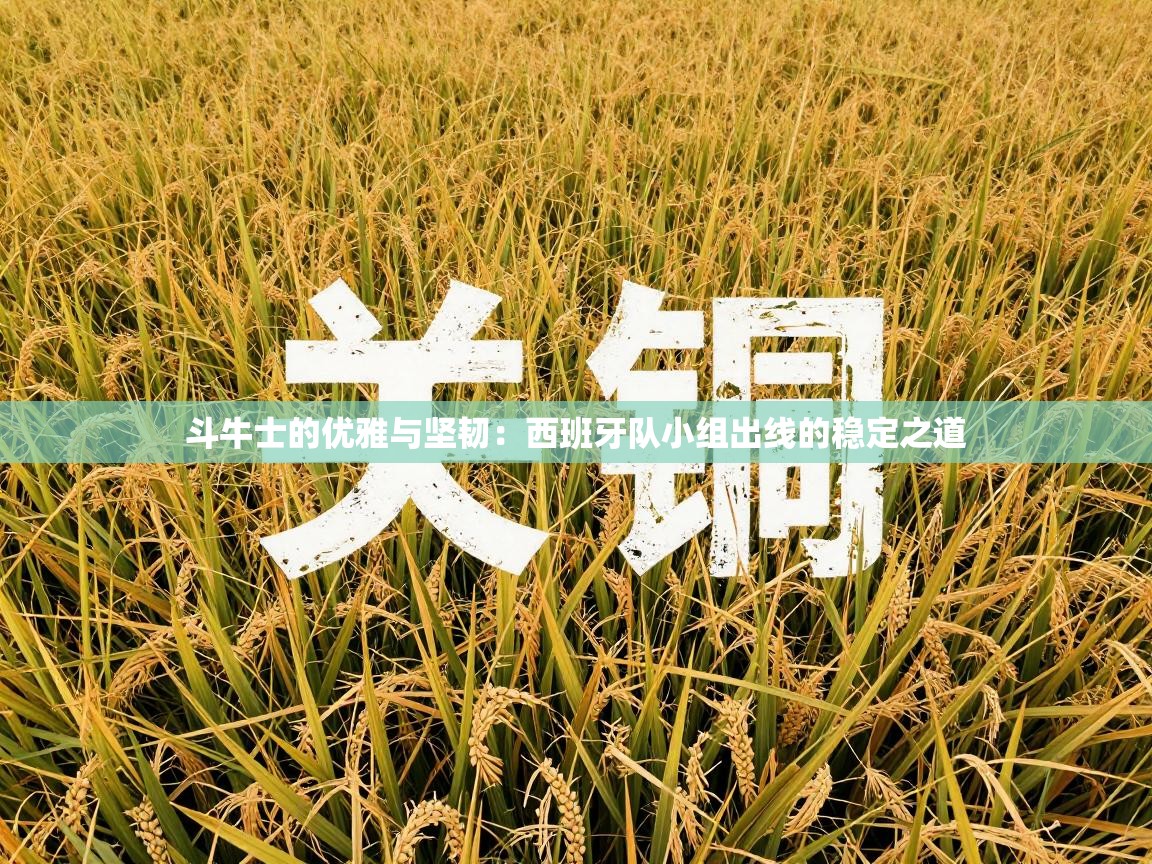 斗牛士的优雅与坚韧:西班牙队小组出线的稳定之道 第2张